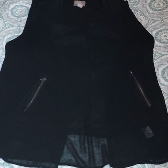 Chico's sheer vest jacket - Picture 4 of 6